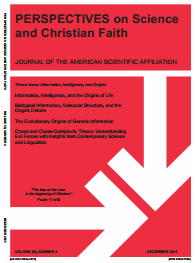 Cover of PSCF December 2011 issue